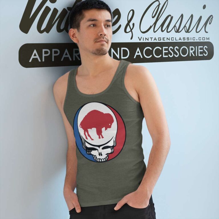 Nfl Buffalo Bills Grateful Dead Steal Your Face Tank Top Racerback Nfl Buffalo Bills Grateful Dead Steal Your Face Tank Top Racerback