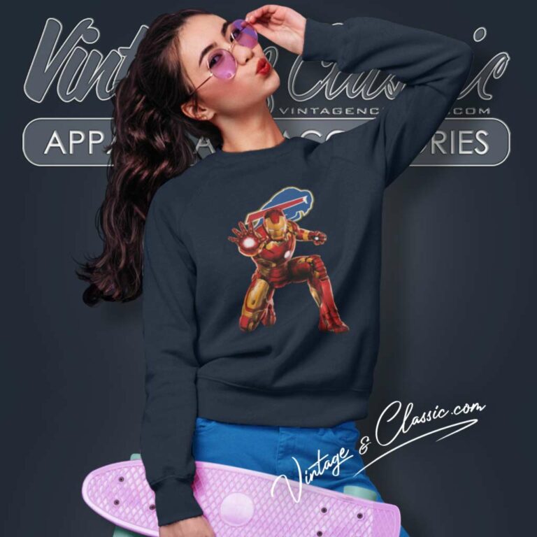 Nfl Buffalo Bills Iron Man Comics Sweatshirt Nfl Buffalo Bills Iron Man Comics Sweatshirt