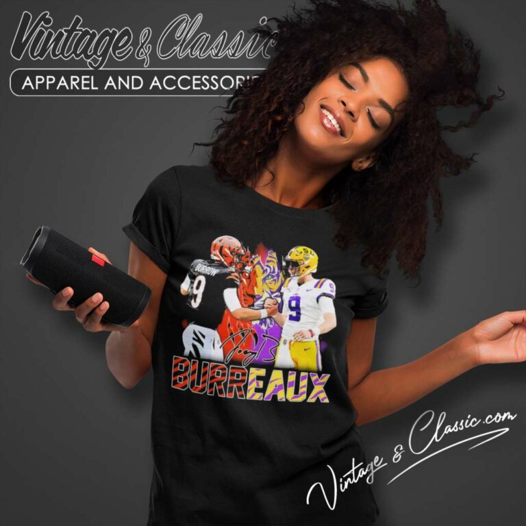 Nfl Burreaux Joe Burrow Signature Women TShirt Nfl Burreaux Joe Burrow Signature Women TShirt