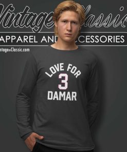 Nfl Carson Wentz Love For 3 Damar Long Sleeve Tee