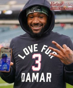 Nfl Carson Wentz Love For 3 Damar Shirt