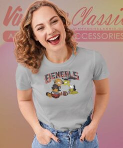 Nfl Cartoon Art Garfield Odie Cincinnati Bengals Women TShirt