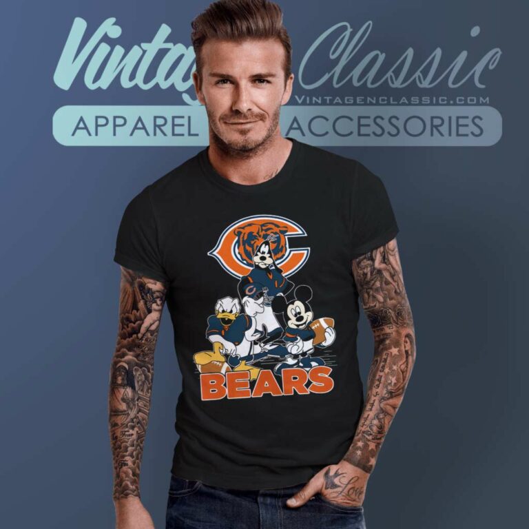 Nfl Chicago Bears Mickey Mouse Donald Duck Goofy T Shirt Nfl Chicago Bears Mickey Mouse Donald Duck Goofy T Shirt