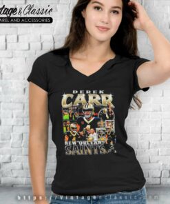 Nfl Derek Carr New Orleans Saints V Neck TShirt