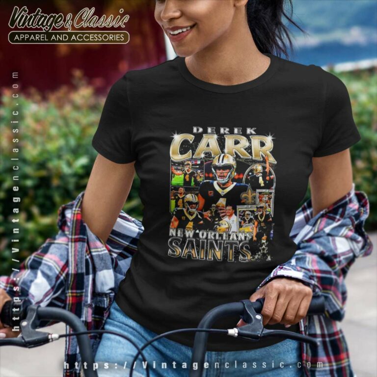 Nfl Derek Carr New Orleans Saints Women TShirt Nfl Derek Carr New Orleans Saints Women TShirt