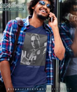 Nfl Detroit Lions Jared Goff Majestic Threads V Neck TShirt