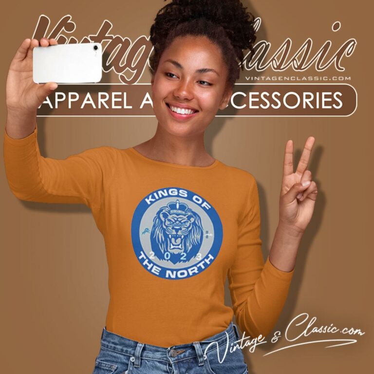 Nfl Detroit Lions Kings Of The North 2023 Long Sleeve Tee Nfl Detroit Lions Kings Of The North 2023 Long Sleeve Tee