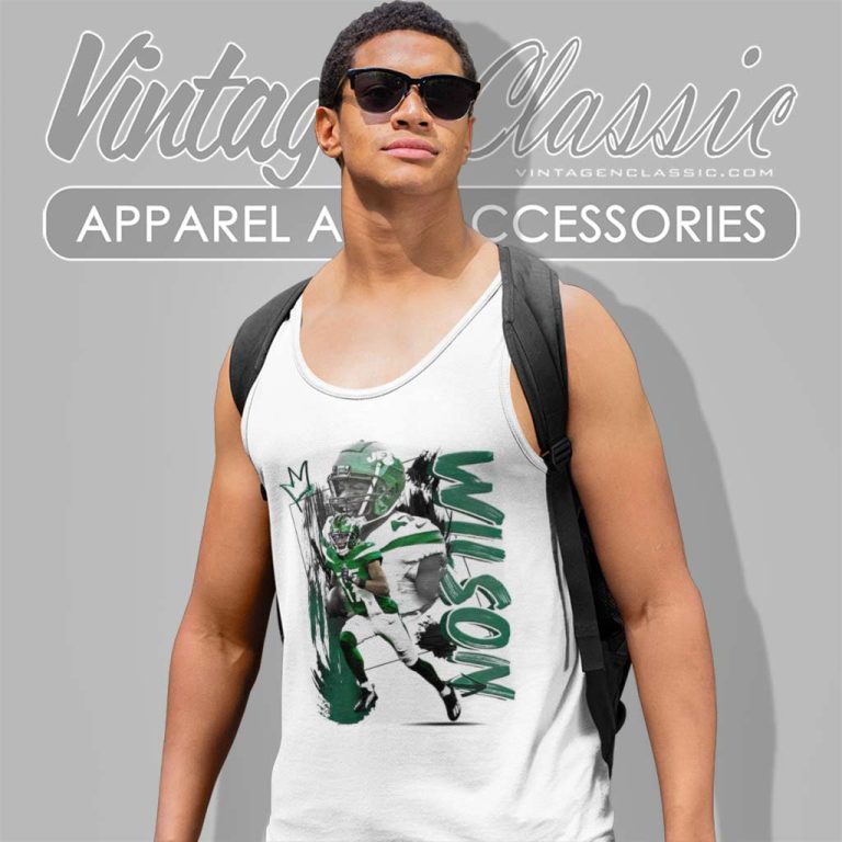 Nfl Garrett Wilson New York Jets Number 17 Tank Top Racerback Nfl Garrett Wilson New York Jets Number 17 Tank Top Racerback