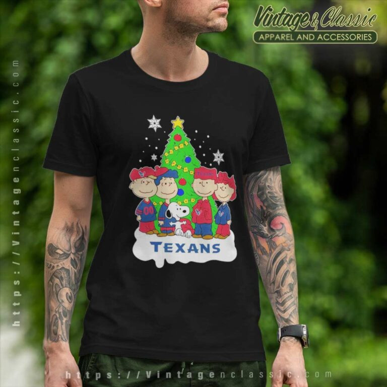 Nfl Houston Texans Snoopy The Peanuts Christmas T Shirt Nfl Houston Texans Snoopy The Peanuts Christmas T Shirt