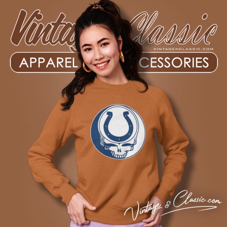 Nfl Indianapolis Colts Grateful Dead Sweatshirt Nfl Indianapolis Colts Grateful Dead Sweatshirt