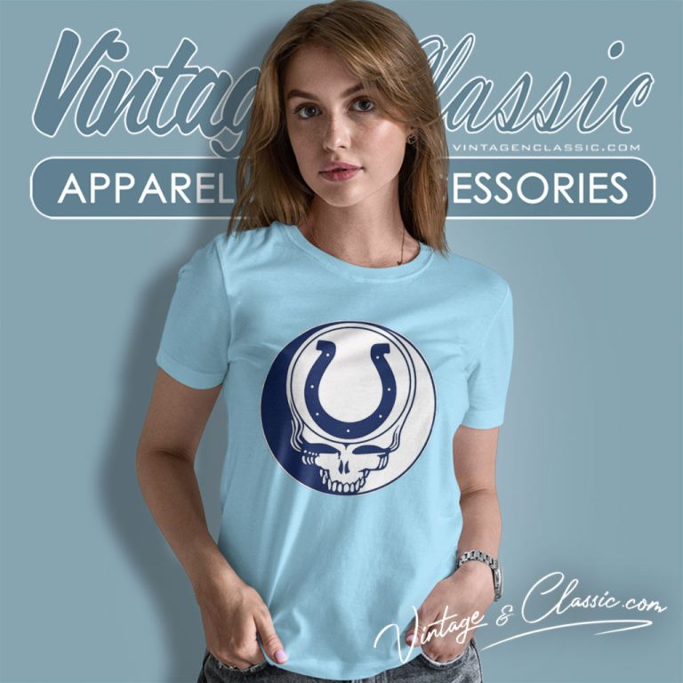Nfl Indianapolis Colts Grateful Dead Women T Shirt Nfl Indianapolis Colts Grateful Dead Women T Shirt