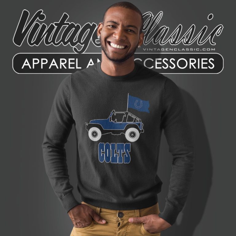 Nfl Indianapolis Colts Jeep Sweatshirt Nfl Indianapolis Colts Jeep Sweatshirt