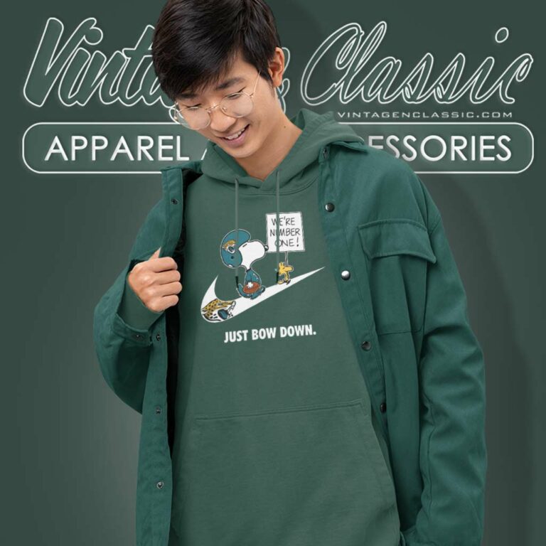 Nfl Jaguars Snoopy Are Number One Shirt Nike Just Bow Down Hoodie Nfl Jaguars Snoopy Are Number One Shirt Nike Just Bow Down Hoodie