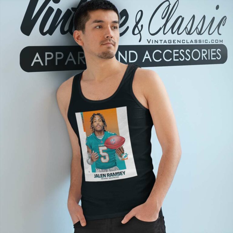 Nfl Jalen Ramsey Miami Dolphins Tank Top Racerback Nfl Jalen Ramsey Miami Dolphins Tank Top Racerback