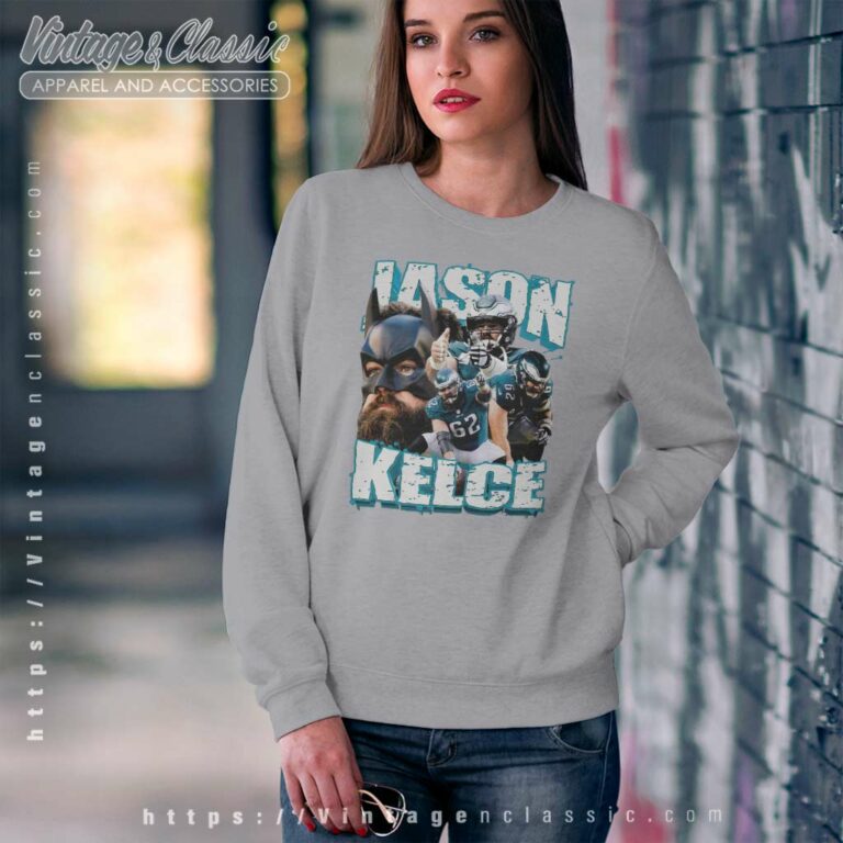 Nfl Jason Kelce Philadelphia Eagles 90s Center Homage Sweatshirt Nfl Jason Kelce Philadelphia Eagles 90s Center Homage Sweatshirt