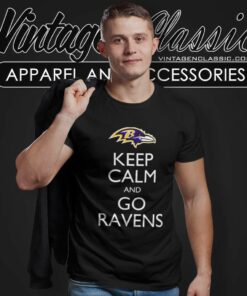 Nfl Keep Calm And Go Baltimore Ravens T Shirt