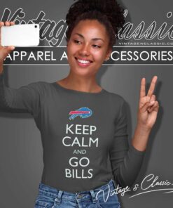 Nfl Keep Calm And Go Buffalo Bills Long Sleeve Tee