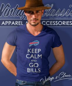 Nfl Keep Calm And Go Buffalo Bills V Neck TShirt