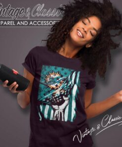 Nfl Miami Dolphins Flag Women TShirt