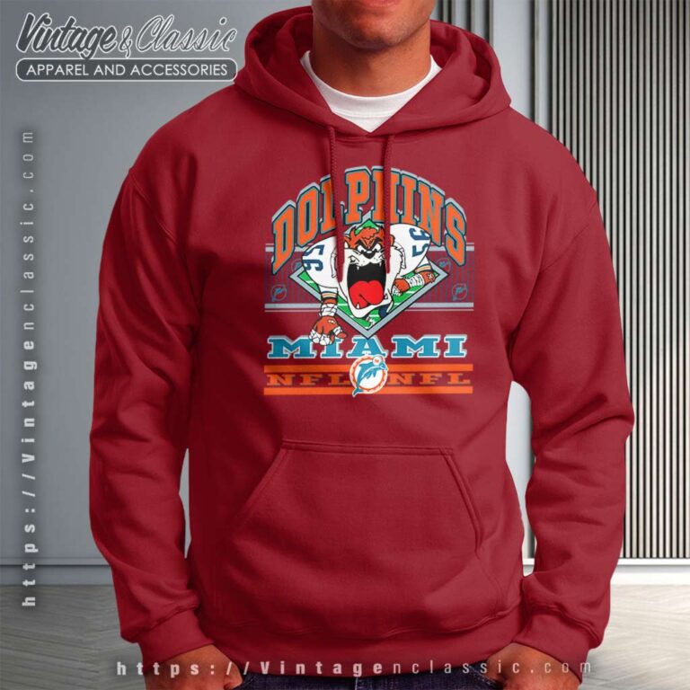 Nfl Miami Dolphins Looney Tunes Taz Hoodie Nfl Miami Dolphins Looney Tunes Taz Hoodie