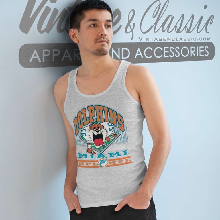 Nfl Miami Dolphins Looney Tunes Taz Tank Top Racerback Nfl Miami Dolphins Looney Tunes Taz Tank Top Racerback