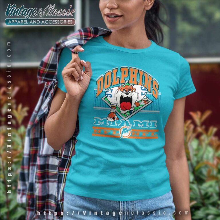 Nfl Miami Dolphins Looney Tunes Taz Women TShirt Nfl Miami Dolphins Looney Tunes Taz Women TShirt