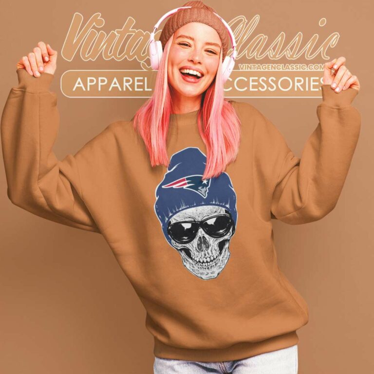 Nfl New England Patriots Skull Halloween Sweatshirt Nfl New England Patriots Skull Halloween Sweatshirt