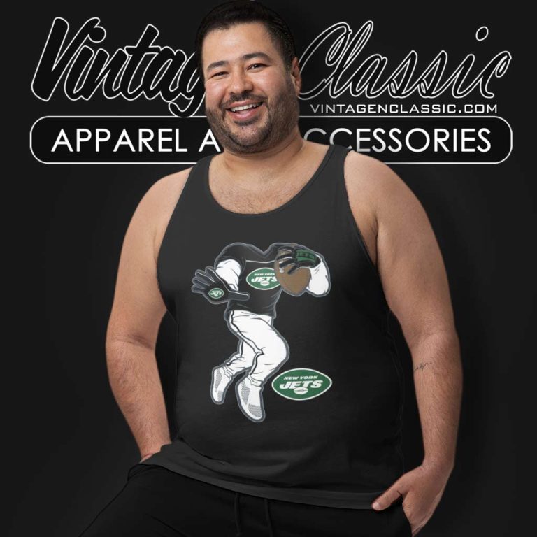 Nfl New York Jets Stiff Arm Green Tank Top Racerback Nfl New York Jets Stiff Arm Green Tank Top Racerback