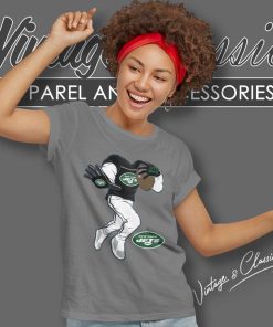 Nfl New York Jets Stiff Arm Green Women TShirt