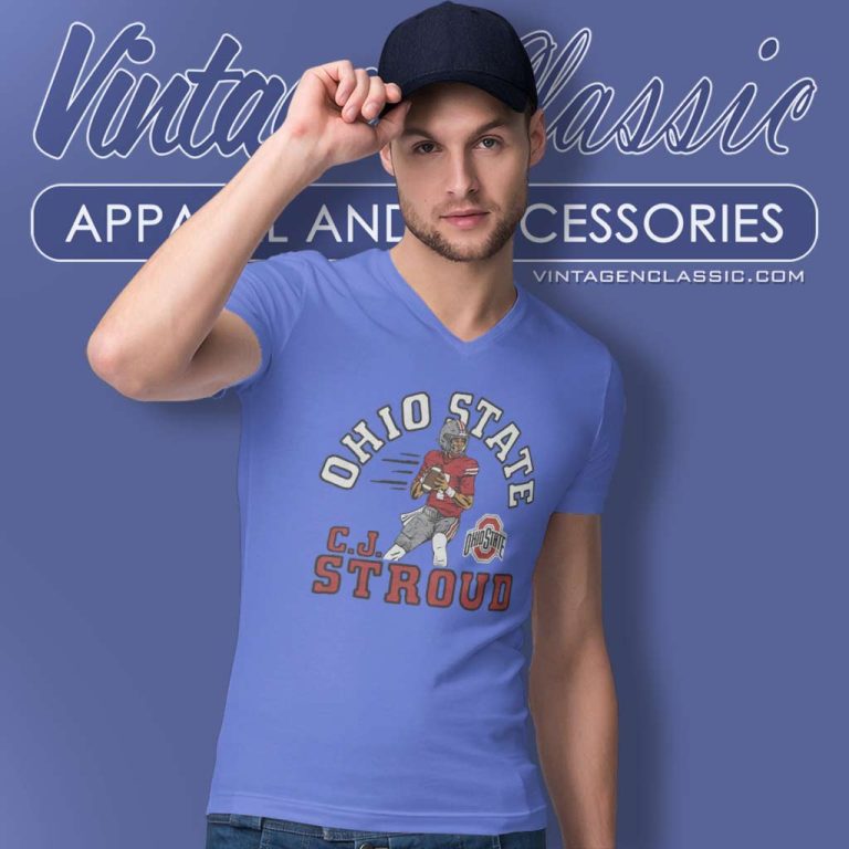Nfl Ohio State Cj Stroud Shirt V Neck TShirt Nfl Ohio State Cj Stroud Shirt V Neck TShirt