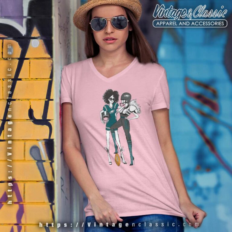 Nfl Philadelphia Eagles G Iii 4her By Carl Banks Football Girls V Neck TShirt Nfl Philadelphia Eagles G Iii 4her By Carl Banks Football Girls V Neck TShirt