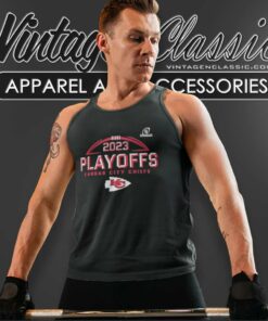 Nfl Playoffs Kansas City Chiefs Logo 2023 2024 Tank Top Racerback