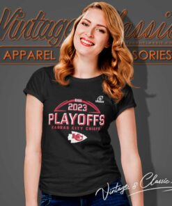 Nfl Playoffs Kansas City Chiefs Logo 2023 2024 Women TShirt