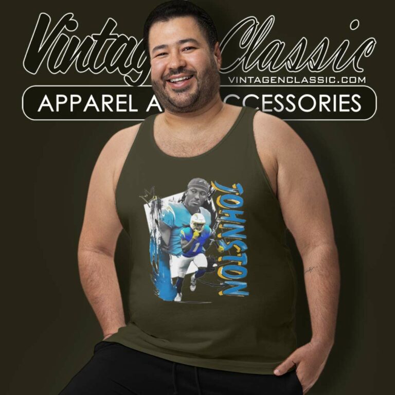 Nfl Quentin Johnston Chargers Number 1 Tank Top Racerback Nfl Quentin Johnston Chargers Number 1 Tank Top Racerback
