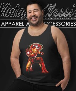 Nfl San Francisco 49ers Iron Man Comics Tank Top Racerback
