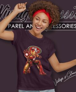 Nfl San Francisco 49ers Iron Man Comics Women TShirt
