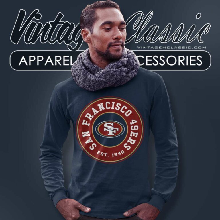Nfl San Francisco 49ers Logo Long Sleeve Tee Nfl San Francisco 49ers Logo Long Sleeve Tee
