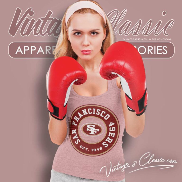 Nfl San Francisco 49ers Logo Tank Top Racerback Nfl San Francisco 49ers Logo Tank Top Racerback