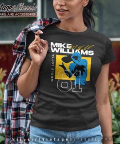 Nfl Signature Mike Williams Shirt Rip Former Buccaneers Bills Women TShirt