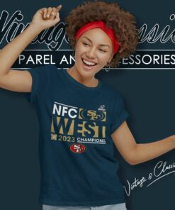 Nfl West Champions 2023 San Francisco Football Go 49ers Women TShirt