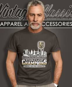 Nhl 2023 Stanley Cup Champions Vegas Golden Knights Name Team Skyline T Shirt