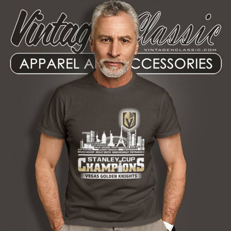 Nhl 2023 Stanley Cup Champions Vegas Golden Knights Name Team Skyline T Shirt Nhl 2023 Stanley Cup Champions Vegas Golden Knights Name Team Skyline T Shirt