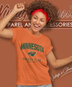 Nhl Big Tall Graphic Minnesota Wild Women T Shirt