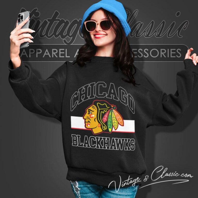 Nhl Chicago Blackhawks Big Logo Sweatshirt Nhl Chicago Blackhawks Big Logo Sweatshirt