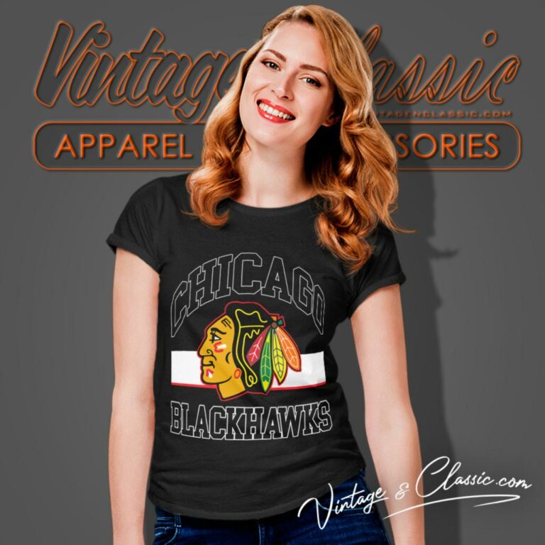 Nhl Chicago Blackhawks Big Logo Women T Shirt Nhl Chicago Blackhawks Big Logo Women T Shirt
