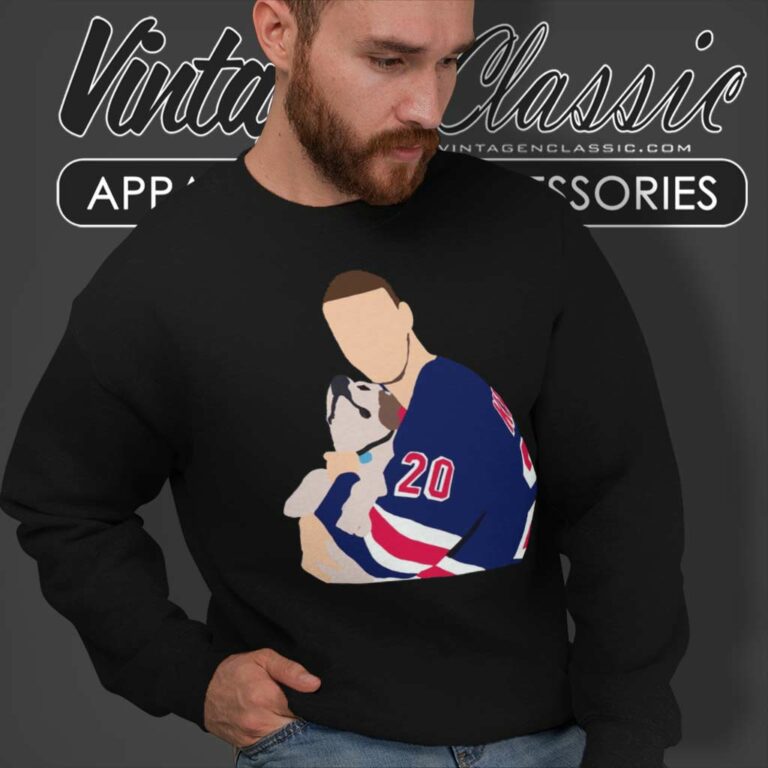Nhl Chris Kreider Ny Rangers Hug Dog Sweatshirt Nhl Chris Kreider Ny Rangers Hug Dog Sweatshirt