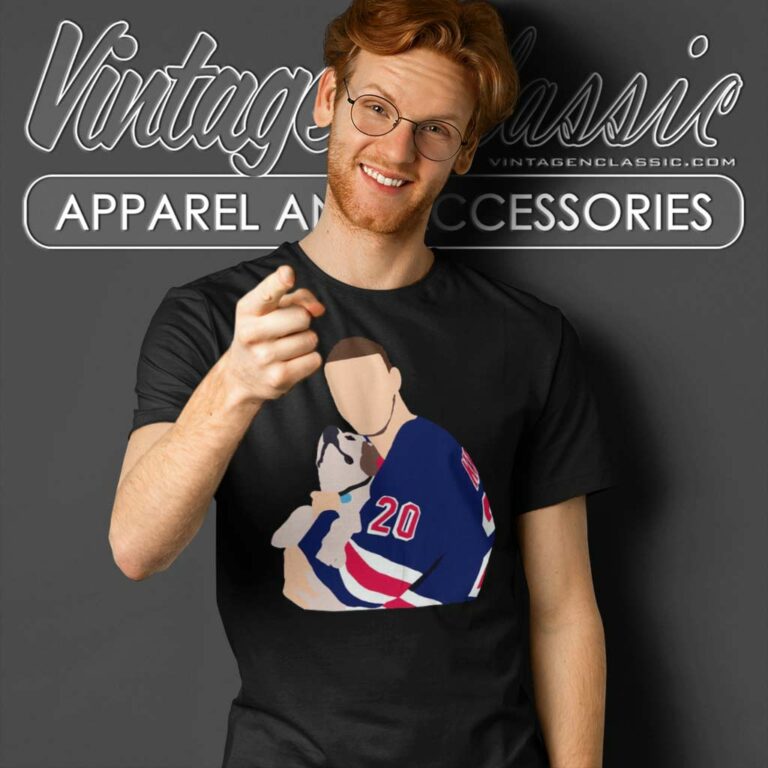 Nhl Chris Kreider Ny Rangers Hug Dog T Shirt Nhl Chris Kreider Ny Rangers Hug Dog T Shirt