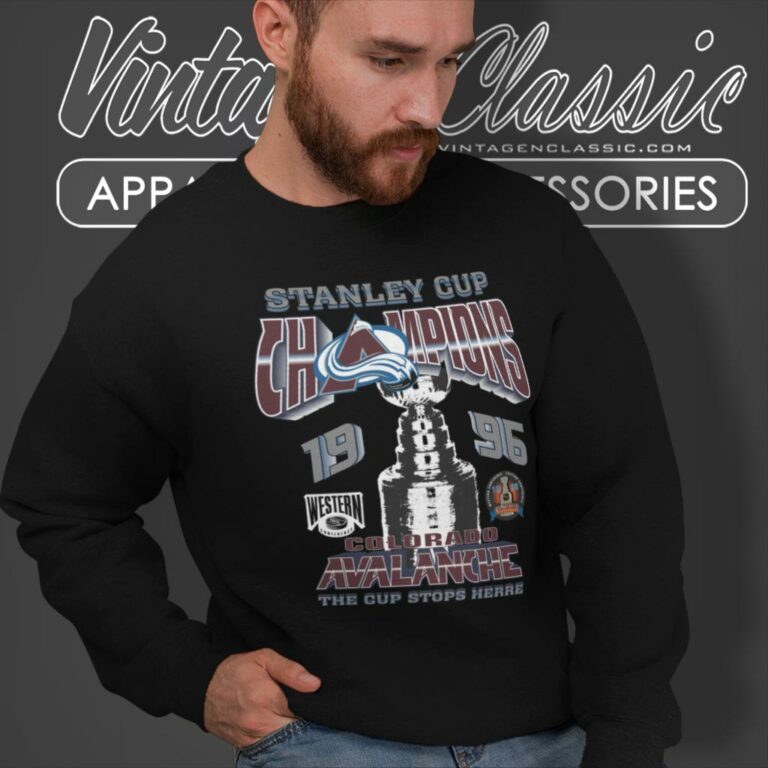 Nhl Colorado Avalanche Stanley Cup Champions 1996 Sweatshirt Nhl Colorado Avalanche Stanley Cup Champions 1996 Sweatshirt