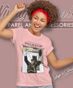 Nhl Dallas Stars Mike Modano Newspaper Women T Shirt