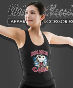 Nhl Hockey Colorado Avalanche Cool Snoopy Tank Top Racerback